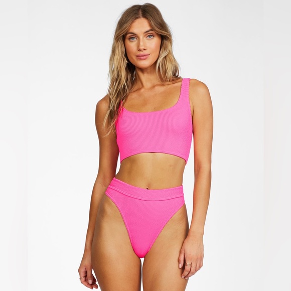 Billabong Scrunch Pink Bikini Set • PIP - Picture 9 of 16